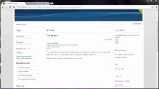 Joomla Hidden Menus [upl. by Akenot869]