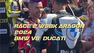 race 2 wsbk Aragon 2024 Bautista again led Toprak and Bulega [upl. by Ursuline]