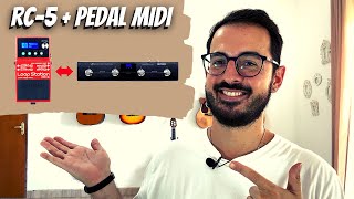 BOSS RC5  Como usar o BOSS RC5  Pedal MIDI serve pra qualquer pedal MIDI [upl. by Parker]