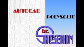 Autocad Polysolid [upl. by Gustavo]