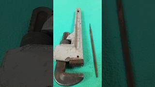 Restore Your Pipe Wrench Easy Reconditioning Guide shorts [upl. by Rennold]