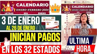 📢URGENTE👑🗓️Calendario Bienestar 2024 FECHAS EXACTAS PENSIÓN Bienestar 65 Y MAS ¡LA NOTICIA DEL AÑO [upl. by Atcliffe]