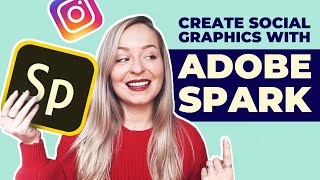 Adobe Spark Create Stunning Graphics for Social Media [upl. by Yeclek]