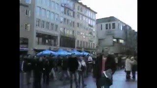 Anderlecht fans gathering in München UEFA Cup 2007 2008 [upl. by Jozef]