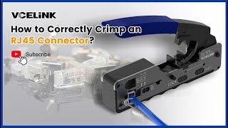 How to Correctly Crimp a CAT7 RJ45 Connector  VCELINK [upl. by Mariska]