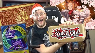 YuGiOh Christmas Present Mystery Box Opening Anime Cards amp More [upl. by Aihsak]