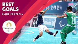 Best Goals in Blind Football  Paris 2024 Paralympic Games ❤️💙💚 [upl. by Melicent]