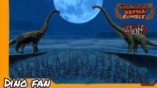 Brachiosaurus Vs Sauroposeidon  Dinosaurs Battle Rumble Special [upl. by Ludlew]