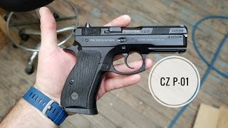 CZ  USA CZ75 P01 DECOCKER  9mm [upl. by Acnairb]