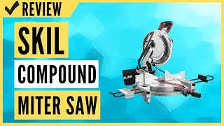 SKIL 382101 12Inch Compound Miter Saw Review [upl. by Neelasor]