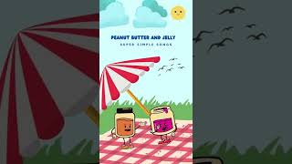 Peanut Butter And Jelly  Super Simple Songs shorts [upl. by Ahsekan914]