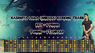 Kasihnya Laila Jinbara  Guitar Solo Backing Track [upl. by Yelac339]