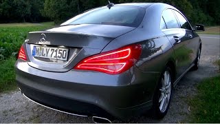 2014 Mercedes CLA 200 156 HP Test Drive [upl. by Ahsikar]