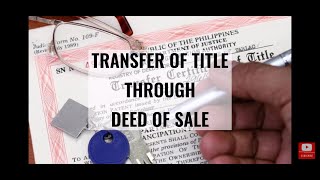 A stepbystep guide on how to process the transfer of title of property From start to finish [upl. by Yelrebmyk]