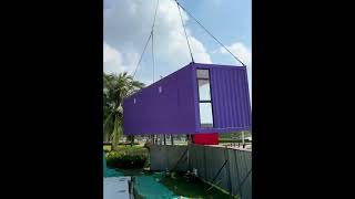 Ten days to build containerhouse containerdesign containerpark shippingcontainer factorydirect [upl. by Yesor]