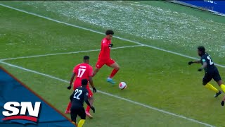 Tajon Buchanan Calmly Tucks It Away In The Box To Double Canadas Lead Over Jamaica [upl. by Schou]