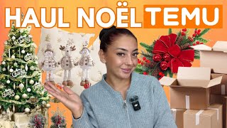 HAUL TEMU  DÉCORATION NOËL 🎅🎄🎁 [upl. by Etiam938]