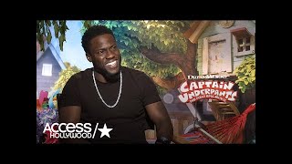 Kevin Hart On His Childrens Love For Captain Underpants  Access Hollywood [upl. by Ury]