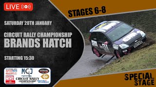 LIVE Brands Hatch Winter Stages 2024  Part 3 [upl. by Eidas]