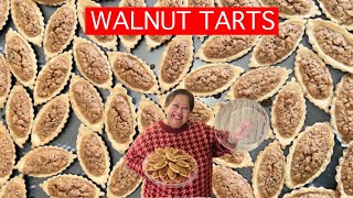 Walnut Tarts Recipe  Family Christmas Favorites [upl. by Nitsirk]