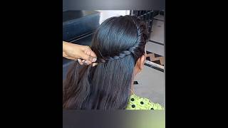 Try this Simple braid Hairstyle tutorial for longhair shorts hairstylestrendingnirmalahairstyles [upl. by Colette]