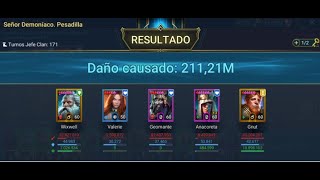 RAID SHADOW LEGENDS Clan Boss CB UNM WIXWELL valerie construccion speedvelocidades [upl. by Kathrine]