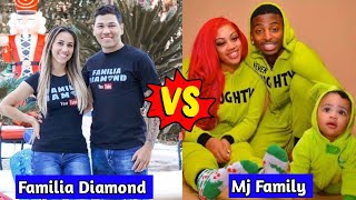 Familia Diamond vs The MJ Family Couple Comparison 2024 [upl. by Gayn]