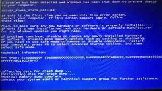 How to fix crash dump  crash dump windows 7 fix  driver power state failure windows 7 2023CC [upl. by Akcimahs]