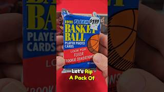 Can We Find Michael Jordan Lets Rip a Pack 91 Fleer Basketball sportscards shorts packopening [upl. by Eliott129]