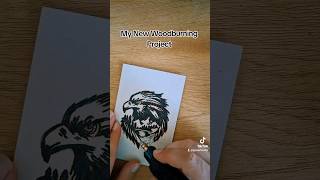 woodburning pyrography art satisfying pyrographyart sketch relaxing drawing woodwork [upl. by Atteloiv]