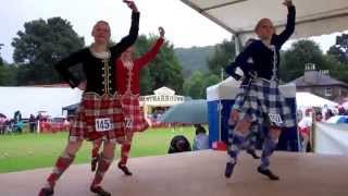 Highland Dancing Scottish Highland Games Birnam Perthshire Scotland [upl. by Luna24]