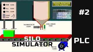 Silo Simulation com LogixPro Simulator [upl. by Sarid428]