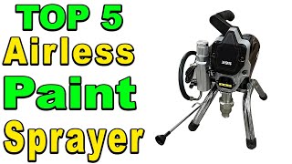 TOP 5 Best Airless Paint Sprayer Review 2024 [upl. by Enttirb]