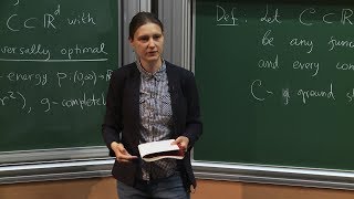 Maryna Viazovska  16 Automorphic Forms and Optimization in Euclidean Space [upl. by Hochman]