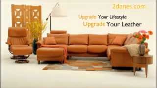 ekornes stressless sale Leather Upgrade  2 danes Furniture [upl. by Macintyre]