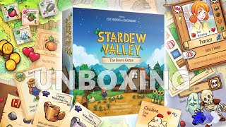 Stardew Valley The Board Game 3rd Printing  Unboxing [upl. by Brill85]