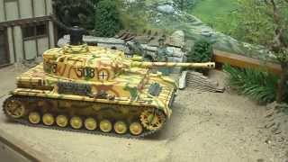 Tamiya 116 RC Tank Panzer IV from RCTankcommandcom AAF Tank Mus Danville [upl. by Nahsab]