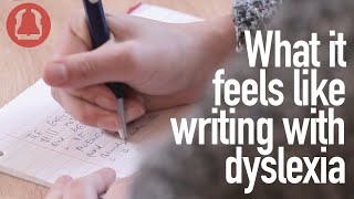 Feel what its like to take notes with dyslexia  Bell House [upl. by Ardnait]