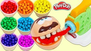 Pretend Cooking for Mr Play Doh Head [upl. by Gona701]