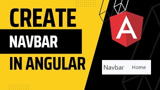 How To Create Navbar In Angular Easy Method [upl. by Hekker]