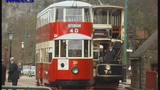 London Metropolitan Tram 331 at Crich Tramway Village [upl. by Kayne]