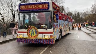 Faschingsumzug Markt Indersdorf Sonntag 1122024 Größter Umzug seit 15 Jahren mit 66 Wagen [upl. by Monie]