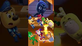 Pj Masks Sheriff Labrador Oddbods Bubbles The Amazing Digital Circus Tiles Hop tileshop [upl. by Nothsa]