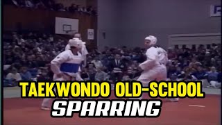 TAEKWONDO OLD SCHOOL SPARRING [upl. by Fermin248]