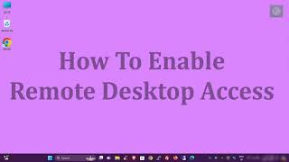 How To Enable Remote Desktop Connections in Windows  How To Turn On Remote Desktop  The Tech Leaf [upl. by Eterg]