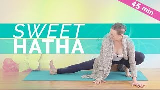 Hatha Yoga for Hips  Gentle Beginners Yoga Class  Slow Release [upl. by Eniamaj]