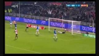 Goal Stefan Babovic Feyenoord  FC Den Bosch rabona Karim el Ahmadi [upl. by Llireva]