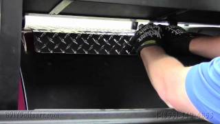 Club Car DS Diamond Plate Access Panel Cover  How to Install Video  Golf Cart Accessories [upl. by Necyrb879]