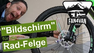 Fahrrad Speichen mit LED  Geniales Gadget Mehr Beleuchtung und Sicherheit [upl. by Joellen]