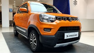 Maruti Suzuki SPresso VXI Top Model Accessories FULL Detailed Review  Colour Interiors Features [upl. by Hgielra]